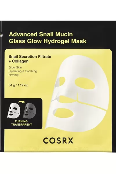 COSRX-کوزارکس--ماسک-هیدروژلی-حلزون-+-کلاژن-جذبی-