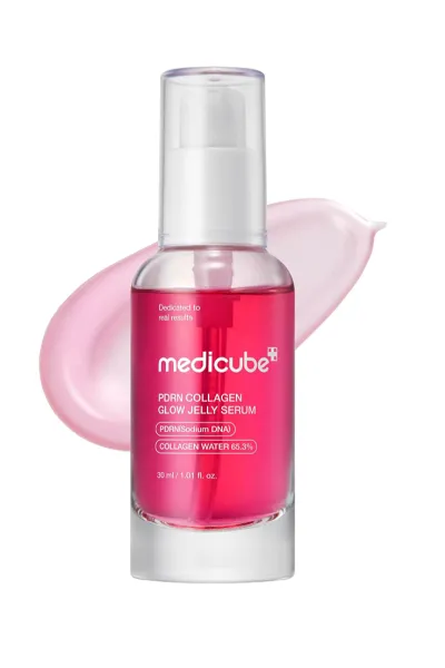 Medicube-مدی-کیوب--سرم-ژلی-PDRN-و-کلاژن-مدی-کیوب-آبرسان--ضد-چروک-و-درخشان-کننده-پوست-