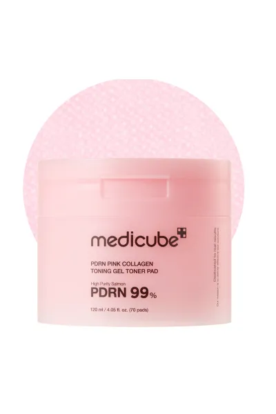Medicube-مدی-کیوب--پد-تونر-ژلی-PDRN-و-کلاژن-مدی-کیوب-