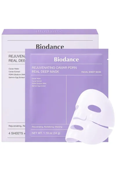 BioDance-بایودنس--ماسک-ورقه-ای-PDRN-و-خاویار-بایودنس-ضد-چروک-درخشان-کننده-و-آبرسان-پوست-