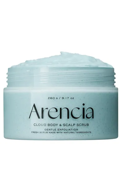 ARENCIA-آرنسیا--اسکراب-کف-سر-و-بدن-سوسن-و-نعناع-فرانسوی-لایه-بردار-ملایم-و-پاک-کننده-عمقی-پوست-