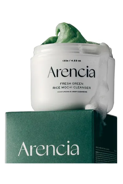 ARENCIA-آرنسیا--پاک-کننده-عمقی-موچی-برنج-و-چای-سبز-تسکین-دهنده-و-کنترل-چربی-پوست-