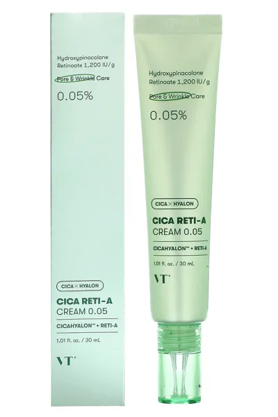 وی‌تی-کازمتیک-(VT-Cosmetics)-وی‌تی-کازمتیک-(VT-Cosmetics)--کرم-رتینول-0/05-وی-تی-کازمتیک-ضد-چروک-و-جوانساز-پوست-0.05-