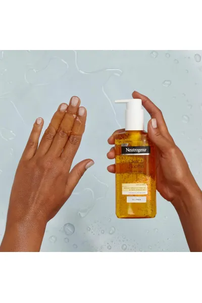  تصویر 5 : ژل پاک کننده آرایش میسلار زردچوبه Soothing Clear نیتروژنا Neutrogena 