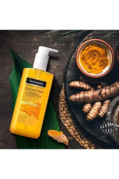  تصویر 1 : ژل پاک کننده آرایش میسلار زردچوبه Soothing Clear نیتروژنا Neutrogena 