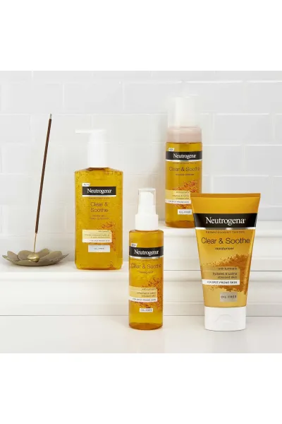  تصویر 7 : ژل پاک کننده آرایش میسلار زردچوبه Soothing Clear نیتروژنا Neutrogena 