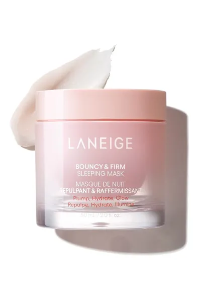 LANEIGE-لانیژ--ماسک-خواب-ضد-چروک-و-جوانساز-کلاژن-و-گل-صد-تومانی--&-