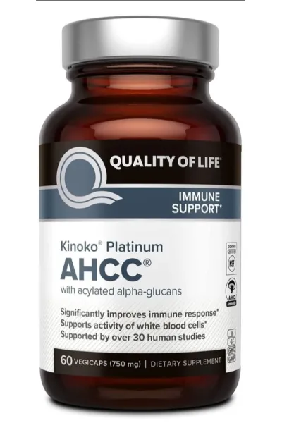 Quality of Life کوآلیتی‌ آف لایف AHCC کپسول تقویت سیستم ایمنی 