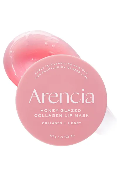 ARENCIA-آرنسیا--ماسک-لب-عسل-و-کلاژن--مرطوب-کننده-و-ترمیم-کننده-لب-های-خشک-و-ترک-خورده-