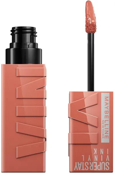 خرید رژ لب شاین مایع 16 ساعته سوپر استی VINYL INK رنگ میبلین نیویورک Maybelline New York