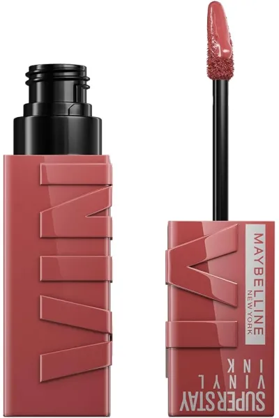 خرید رژ لب شاین مایع 16 ساعته سوپر استی VINYL INK رنگ میبلین نیویورک Maybelline New York