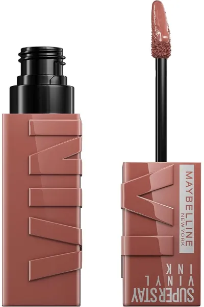 خرید رژ لب شاین مایع 16 ساعته سوپر استی VINYL INK رنگ میبلین نیویورک Maybelline New York