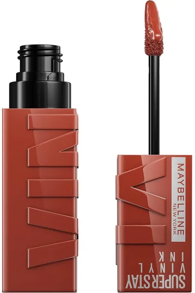 خرید رژ لب شاین مایع 16 ساعته سوپر استی VINYL INK رنگ میبلین نیویورک Maybelline New York