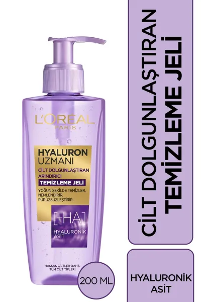 L'Oreal-Paris-لورال-پاریس--ژل-شست-و-شوی-هیالورونیک-اسید-