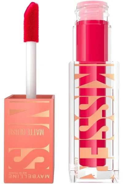 Maybelline New York میبلین نیویورک  رژگونه مایع مات و بادوام Sunkisser رنگ 31 HOT PINK SUMMER 