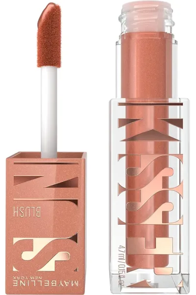 Maybelline New York میبلین نیویورک  رژگونه مایع مات و بادوام Sunkisser رنگ 08 Shades On 