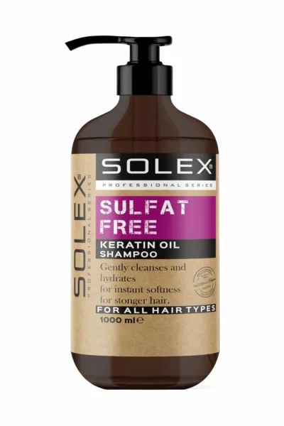 SOLEX-سولکس--شامپو-بدون-سولفات-روغن-کراتین-