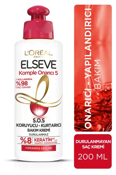 L'Oreal-Paris-لورال-پاریس-Elseve-کرم-مو-ترمیم-کننده-کراتین-