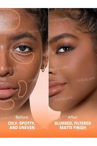  تصویر 1 : پودر فیکس و محافظت کننده SPF 30 رنگ Cocoa Loco شیگلم Sheglam 