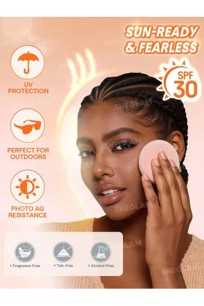  تصویر 2 : پودر فیکس و محافظت کننده SPF 30 رنگ Cocoa Loco شیگلم Sheglam 