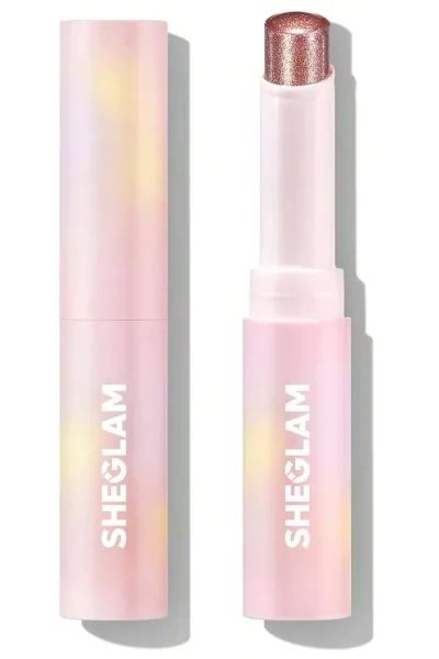 سایه استیکی ژله‌ای کریستال رنگ Peach Fuzz شیگلم Sheglam
