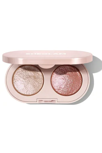 سایه چشم دو رنگ پخته شده ژله‌ای براق رنگ Prism Echo شیگلم Sheglam
