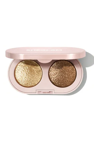 سایه چشم دو رنگ پخته شده ژله‌ای براق رنگ Royal Bronzite شیگلم Sheglam