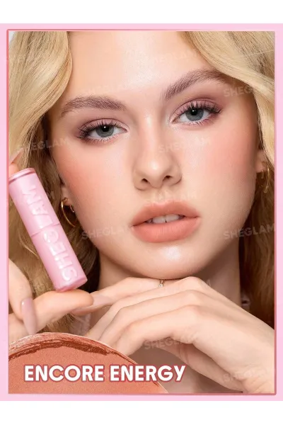  تصویر 2 : رژ لب کوشنی سبک مات و مخملی مدل Lip Veil Cushion رنگ Encore Energy شیگلم Sheglam 