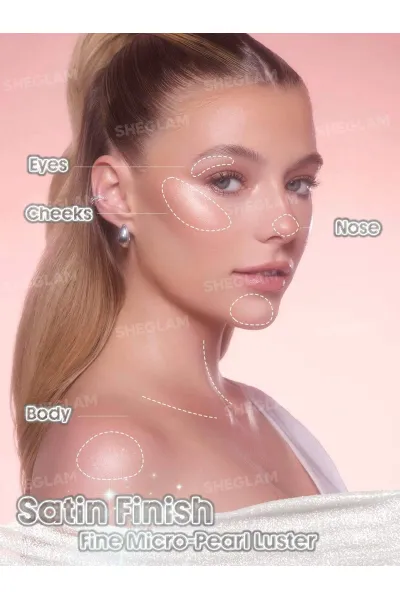  تصویر 3 : هایلایتر استیکی کره‌ای مدل Buttery Bling رنگ قرمز لوبیایی Red Bean شیگلم Sheglam 