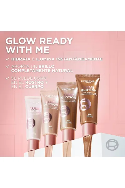  تصویر 24 : پرایمر لومی گلوشن رنگ 902 درخشش روشن Light Glow لورال پاریس L'Oreal Paris 