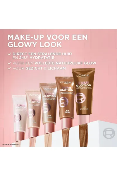  تصویر 38 : پرایمر لومی گلوشن رنگ 902 درخشش روشن Light Glow لورال پاریس L'Oreal Paris 