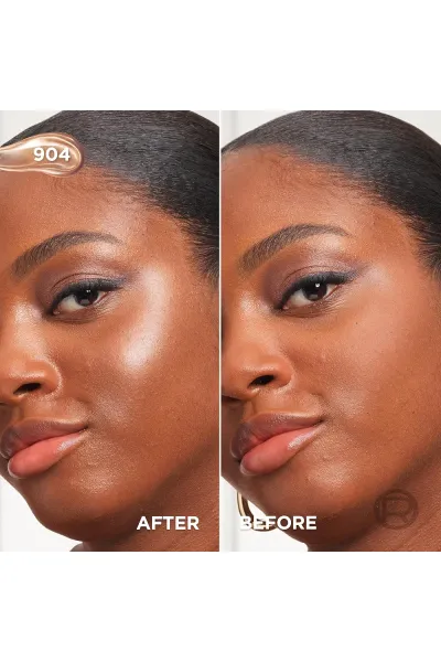  تصویر 2 : پرایمر لومی گلوشن رنگ 904 درخشش گرم و عمیق Deep Glow لورال پاریس L'Oreal Paris 
