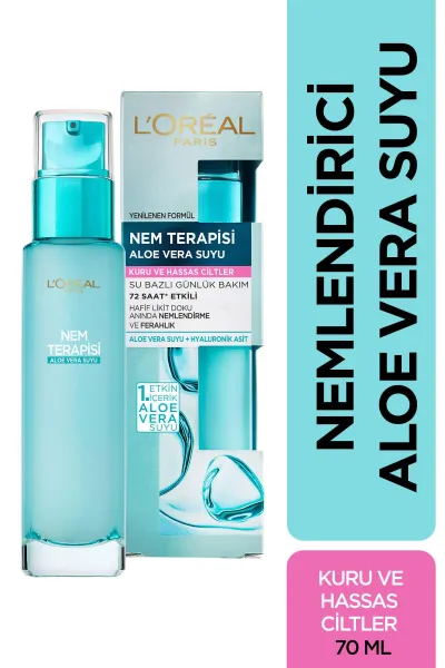 L'Oreal-Paris-لورال-پاریس--سرم-آبرسان-پوست-خشک-و-حساس-آلوئه-ورا-۷۲-ساعته-