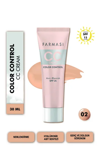 Farmasi-فارماسی-Light-to-Medium-سی‌سی-کرم-جدید-رنگ-شماره-۰۲-