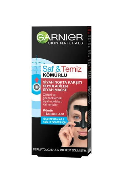 Garnier-گارنیر--ماسک-زغال-برطرف-کننده-جوش‌های-سرسیاه-