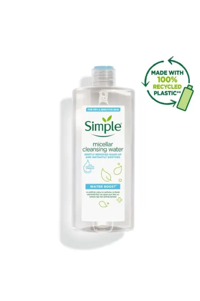 Simple-سیمپل-Water-Boost-میسلار-واتر-پوست-حساس-و-خشک-