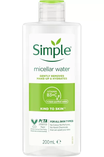 Simple-سیمپل-Kind-To-Skin-میسلار-واتر-روشن-کننده-