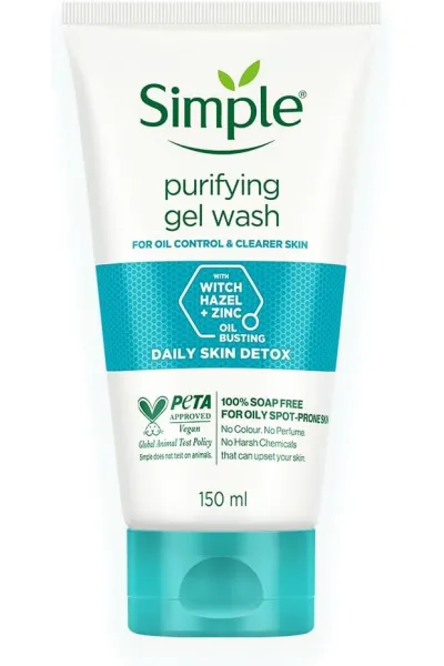 Simple-سیمپل-Purifying-ژل-شوینده-صورت-