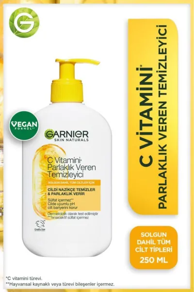 Garnier-گارنیر-C-ژل-شوینده-روشن-کننده-ویتامین-