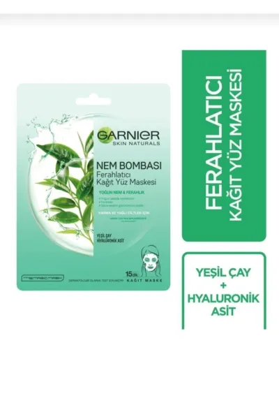 Garnier-گارنیر--ماسک-بمب-آبرسان-چای-سبز-