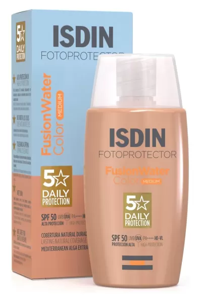 ISDIN-ایزدین--ضدآفتاب-رنگی-فیوژن-واتر-مدیوم-