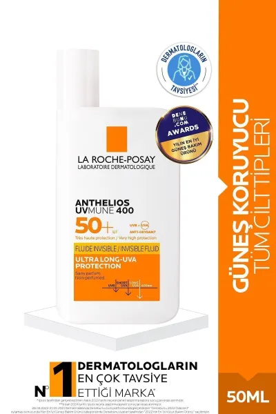 LA-ROCHE-POSAY-لاروش-پوزای--فلوئید-ضدآفتاب-بی‌رنگ-