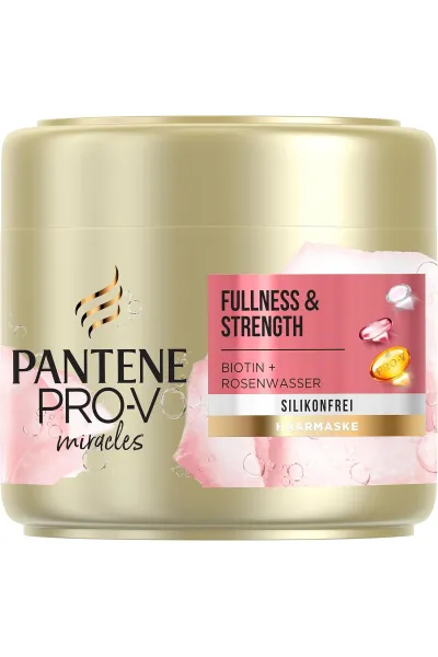 Pantene-پنتن--ماسک-مو-حجم-دهنده-بیوتین-+-گل-رز-