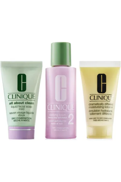 Clinique-کلینیک--پک-۳-تایی-روتین-پوست-خشک-تا-مختلط-