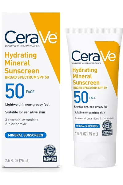 CeraVe-سراوی--کرم-ضدآفتاب-مینرال-آبرسان-۷۵-میل-
