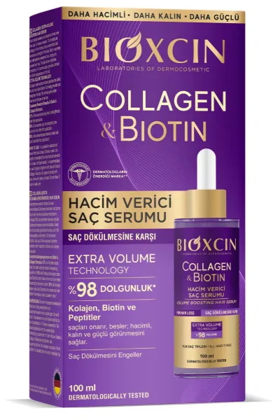 BIOXCIN-بیوکسین--سرم-حجم-دهنده-موی-کلاژن-+-بیوتین-