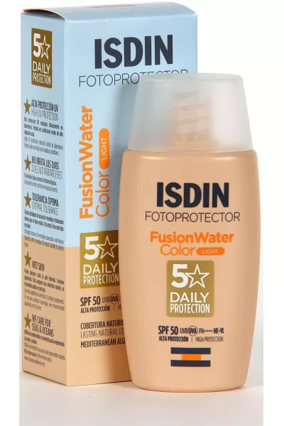 ISDIN-ایزدین--ضدآفتاب-فیوژن-واتر-رنگ-لایت-