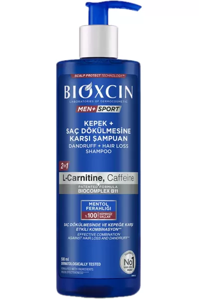BIOXCIN-بیوکسین--شامپو-ضدشوره-+-ضدریزش-کافئین-آقایان-
