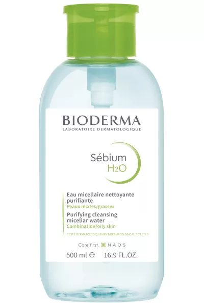 Bioderma-بیودرما--میسلار-واتر-پوست-چرب-و-مختلط-با-درب-پمپی-